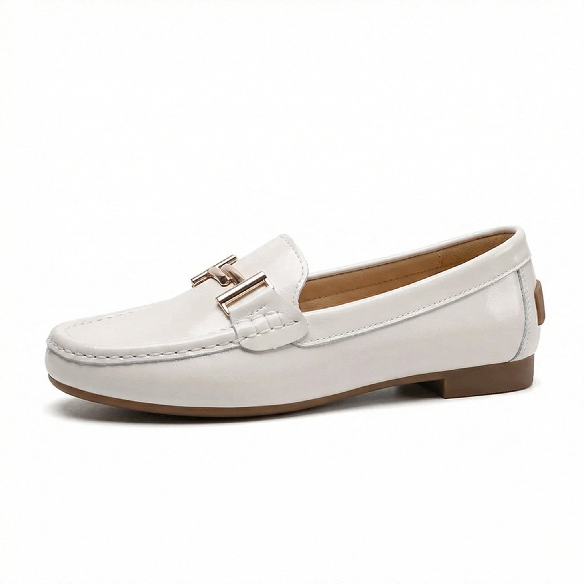 Elegantstride Luxus Leder Arbeitsflats R&B