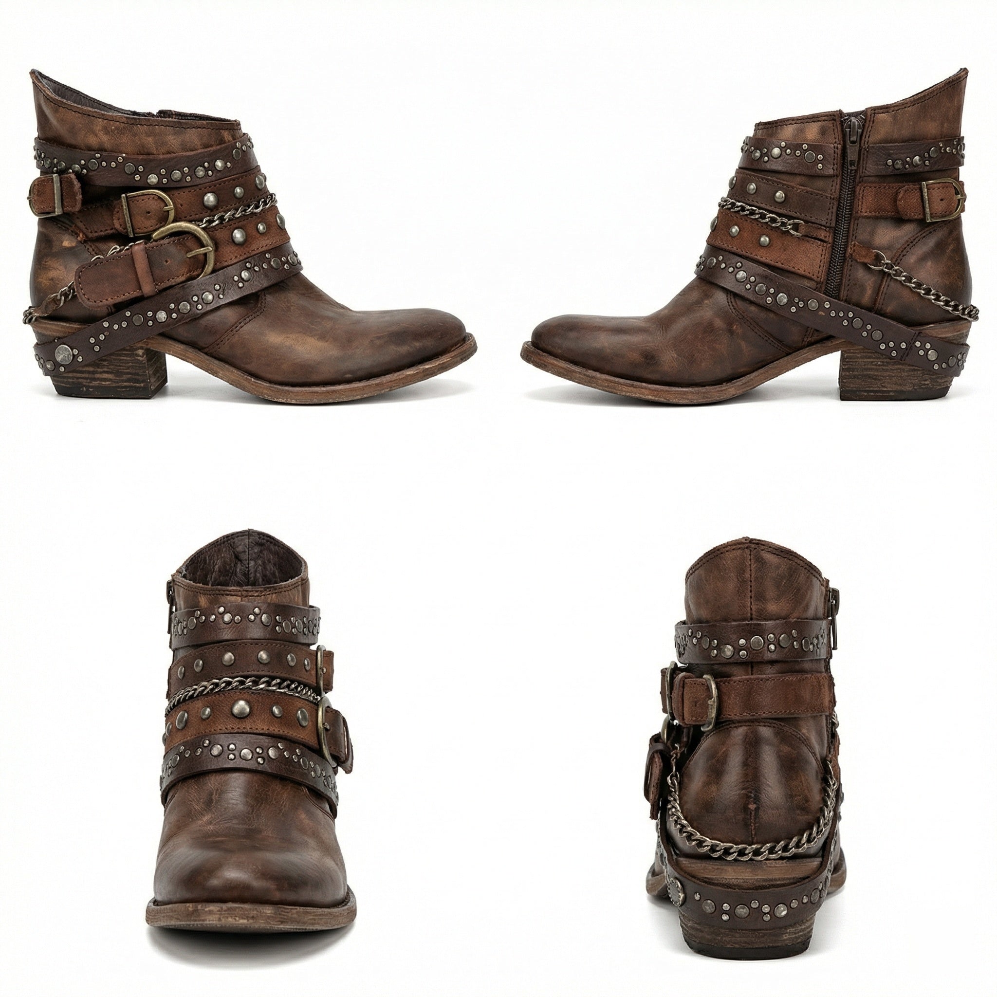 R&B | Vintage-Kettenstiefel
