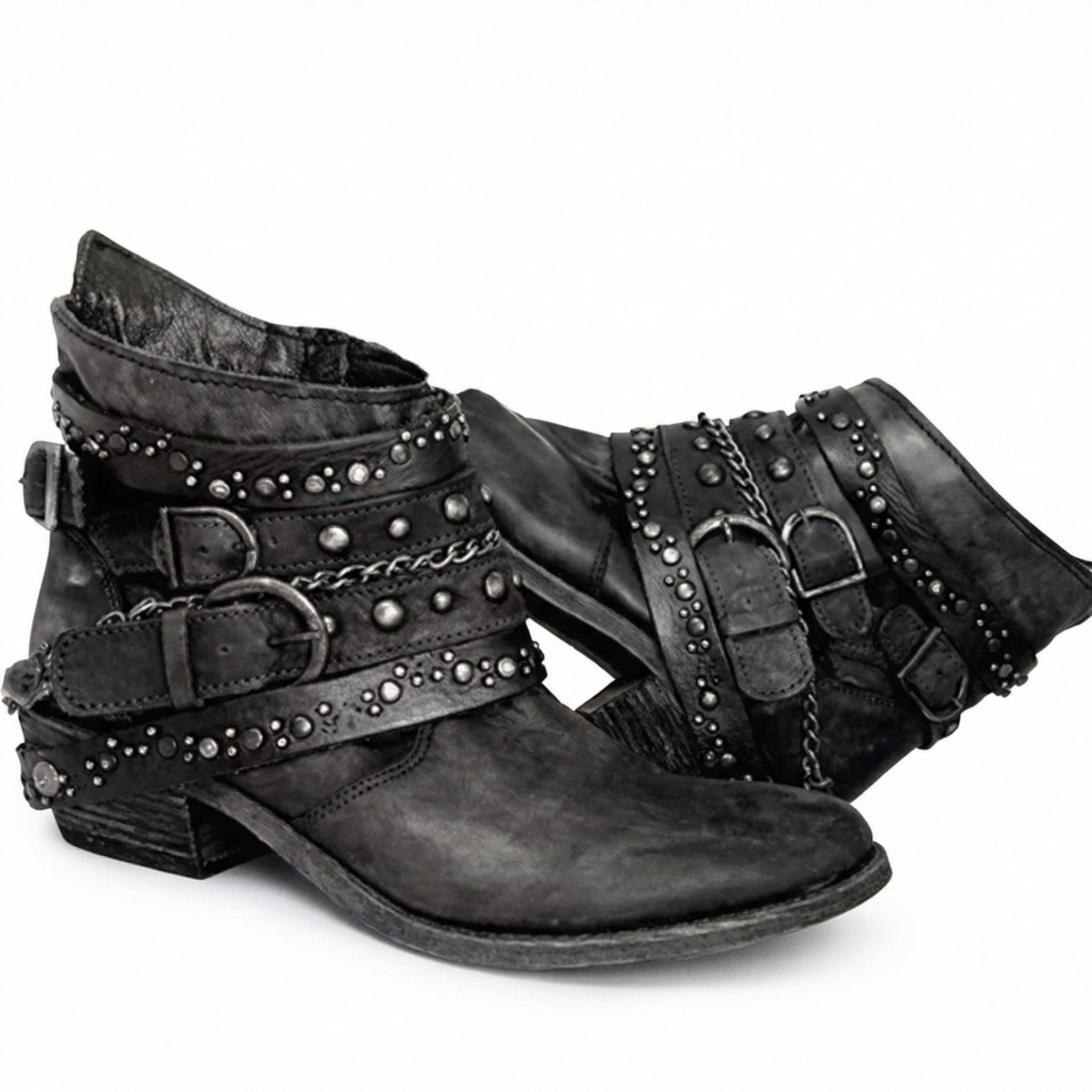 R&BMode | Vintage-Kettenstiefel