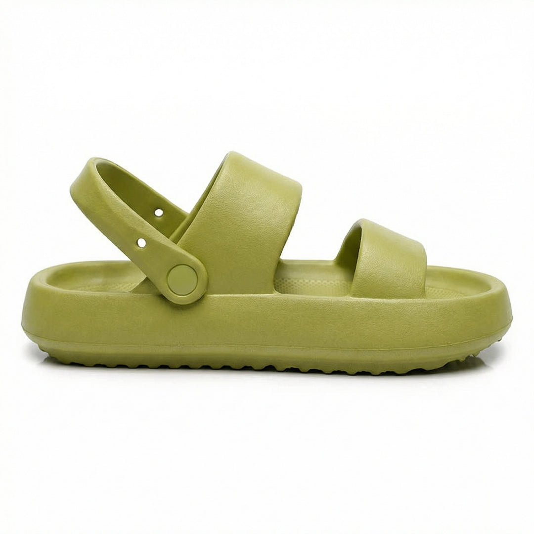 R&B | Orthopädische Sandalen Comfort Plus Pantoletten mit Doppelriemen Gepolsterte, Lässige Slip-On-Sandalen