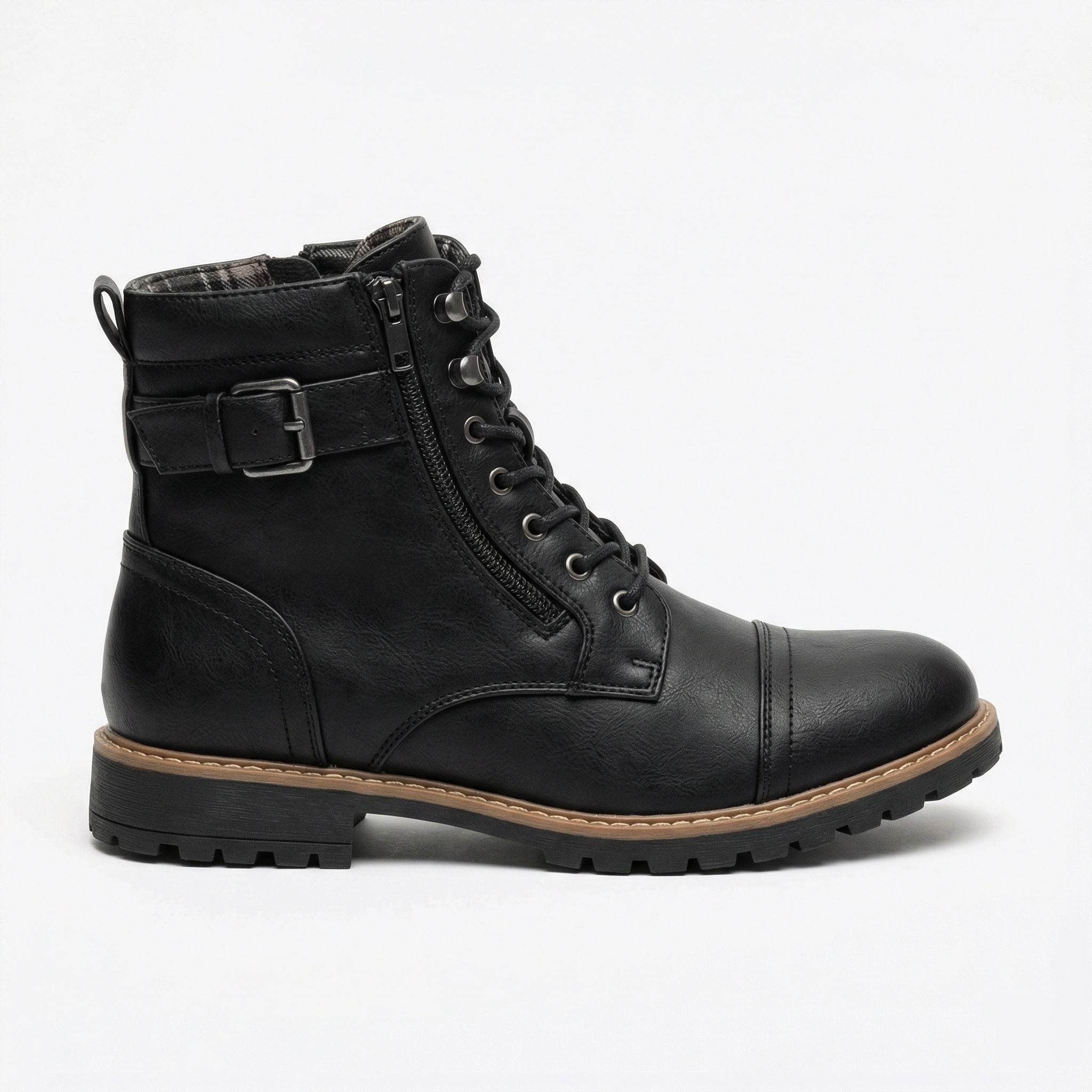 Motorradstiefel aus echtem Leder R&B
