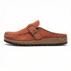 Clogs - Damen Retro Wildleder Slip-On Mule R&B