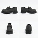 Damen Chunky Loafers mit Ketten-Applikation und robustem Profil R&B