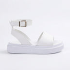 Damen Komfortable Sandalen mit verstellbarem Knöchelriemen R&B