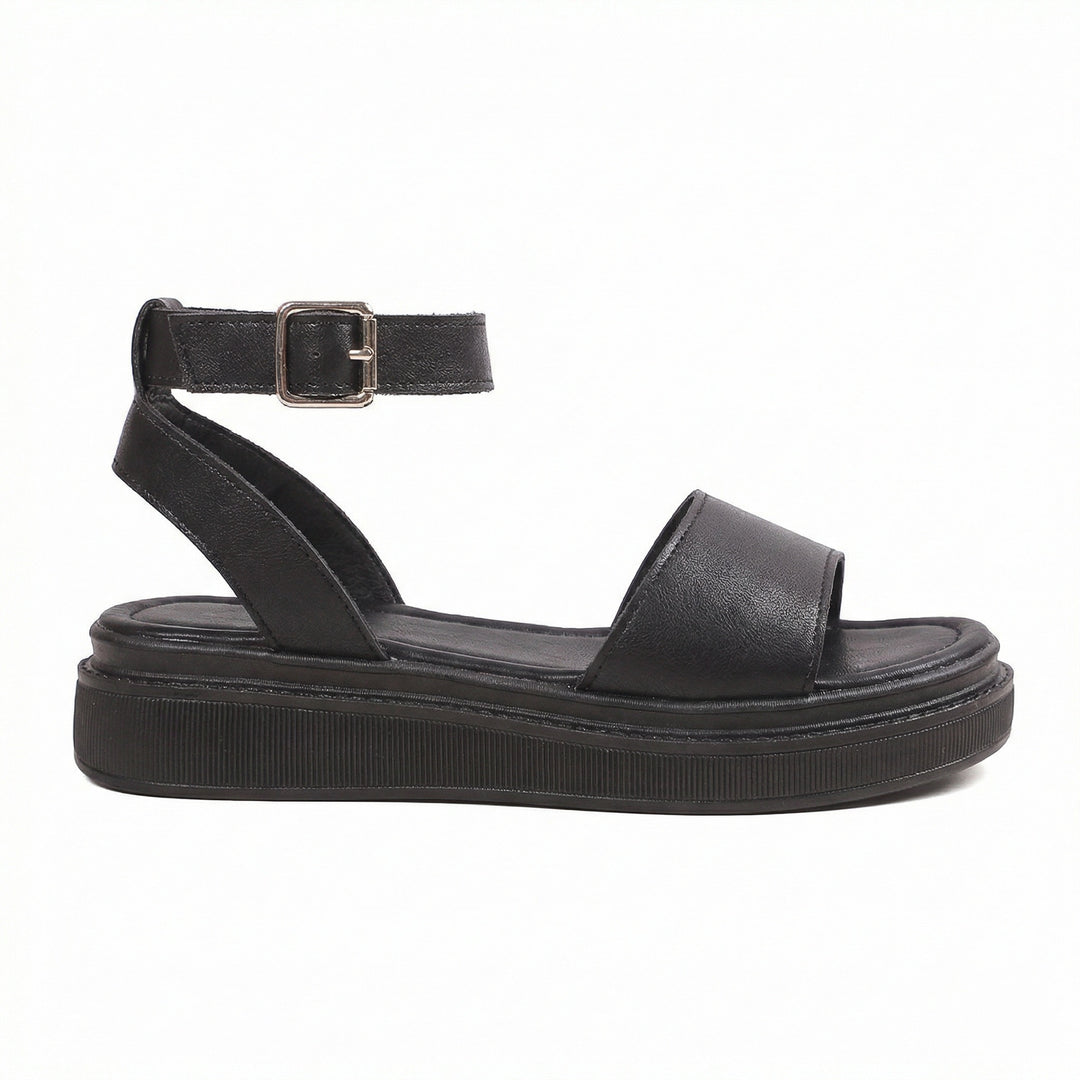 Damen Komfortable Sandalen mit verstellbarem Knöchelriemen R&B