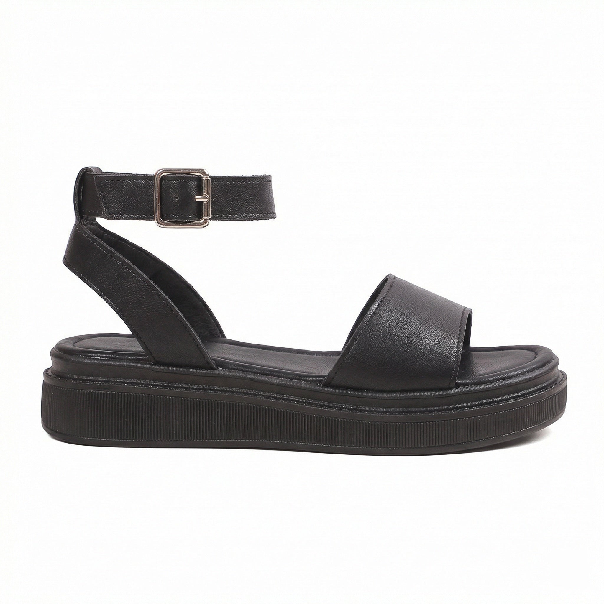 Damen Komfortable Sandalen mit verstellbarem Knöchelriemen R&B