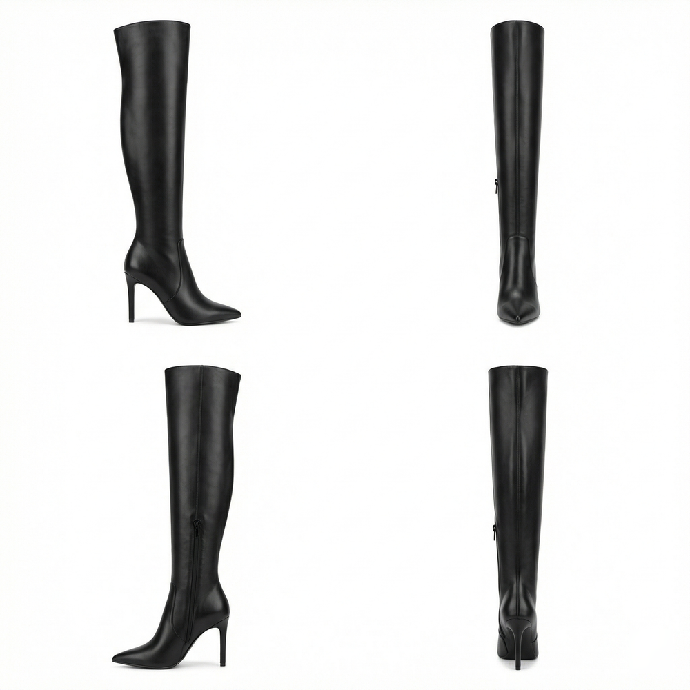 R&B | Flache Overknee-Stiefel aus für den Winter