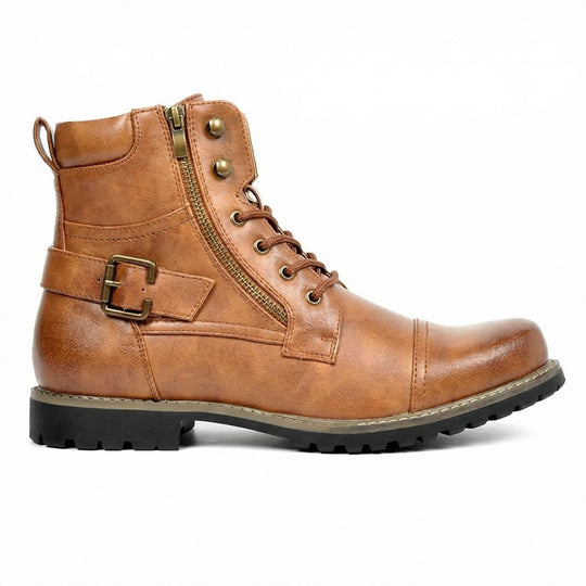 Motorradstiefel aus echtem Leder R&B