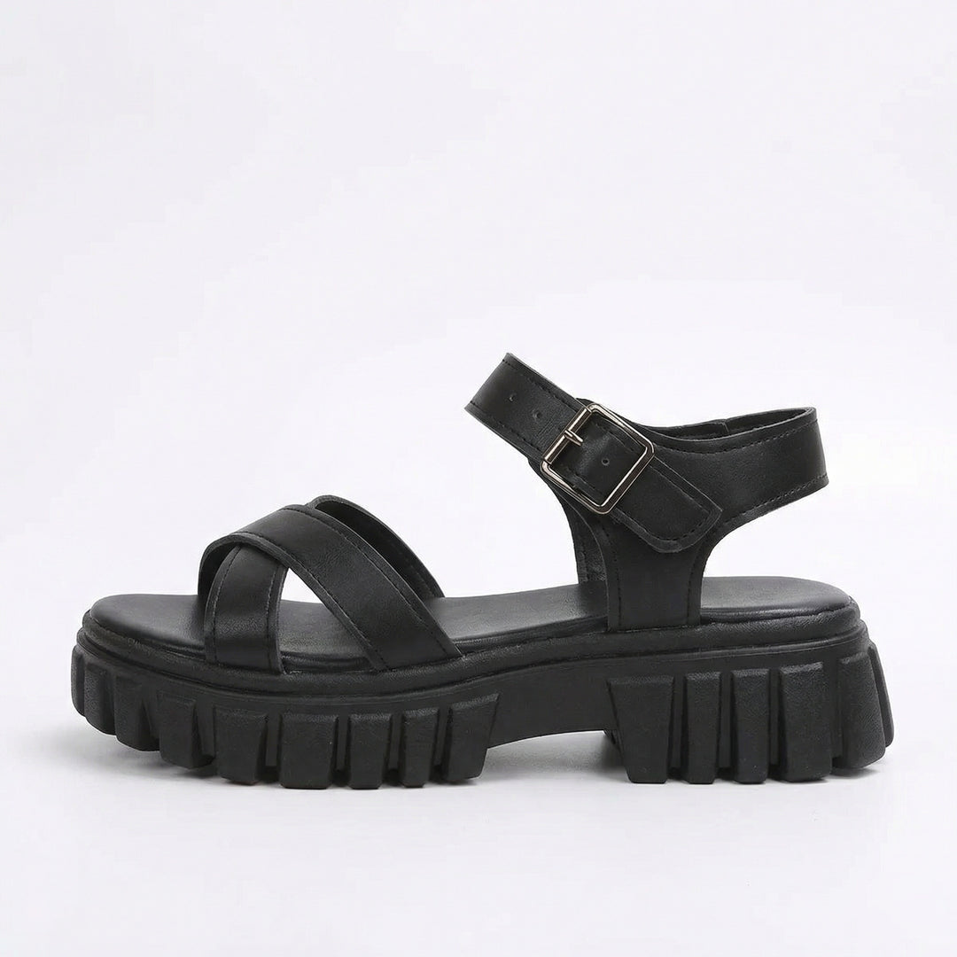 R&B | Einfarbige Freizeitsandalen