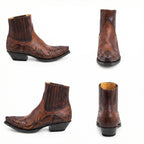Robuste Leder-Cowboystiefel für Damen R&B