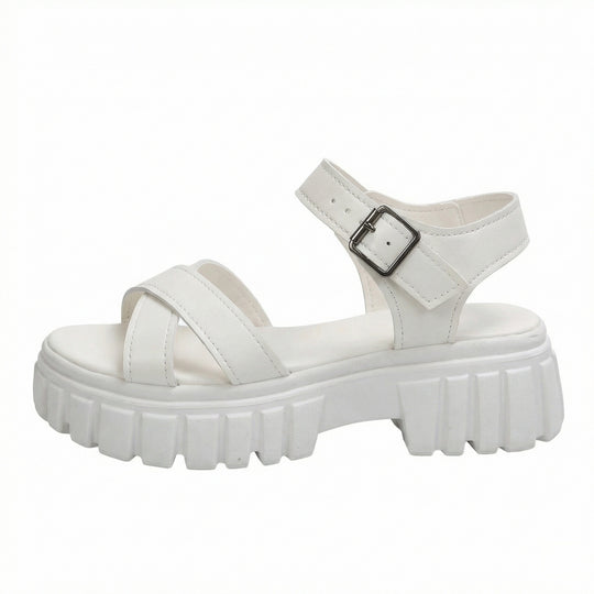 R&B | Einfarbige Freizeitsandalen