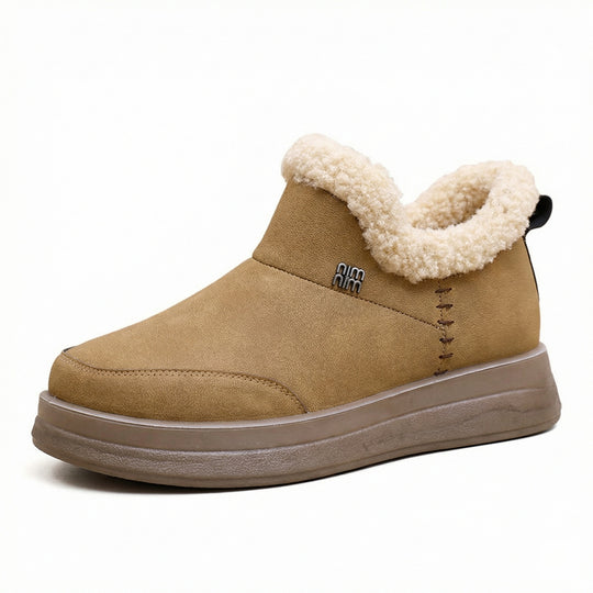 Damen Lammfell gefütterte Winterstiefel R&B