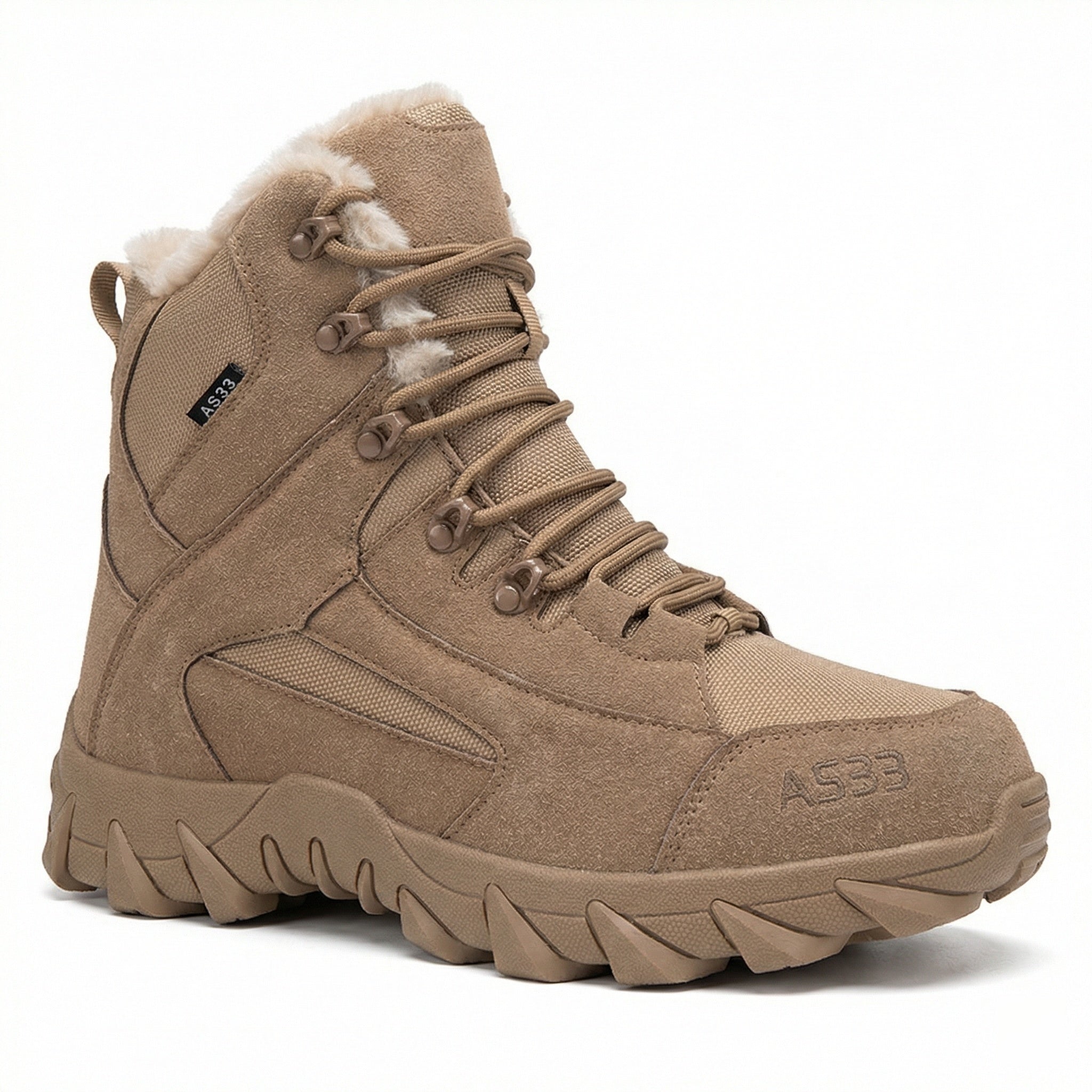 Herren wetterfeste Winterstiefel mit isolierender Fütterung und rutschfester Sohle R&B