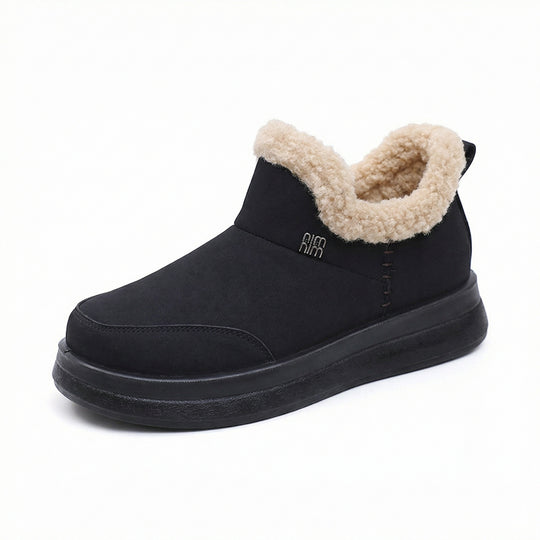 Damen Lammfell gefütterte Winterstiefel R&B