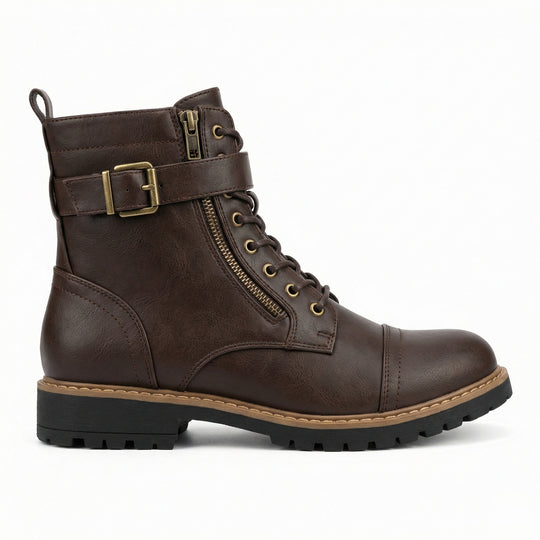 Motorradstiefel aus echtem Leder R&B
