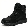 Herren wetterfeste Winterstiefel mit isolierender Fütterung und rutschfester Sohle R&B