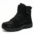 Herren wetterfeste Winterstiefel mit isolierender Fütterung und rutschfester Sohle R&B