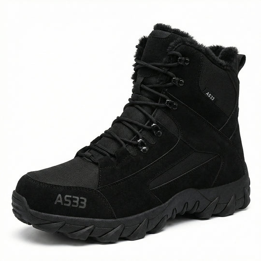 Herren wetterfeste Winterstiefel mit isolierender Fütterung und rutschfester Sohle R&B