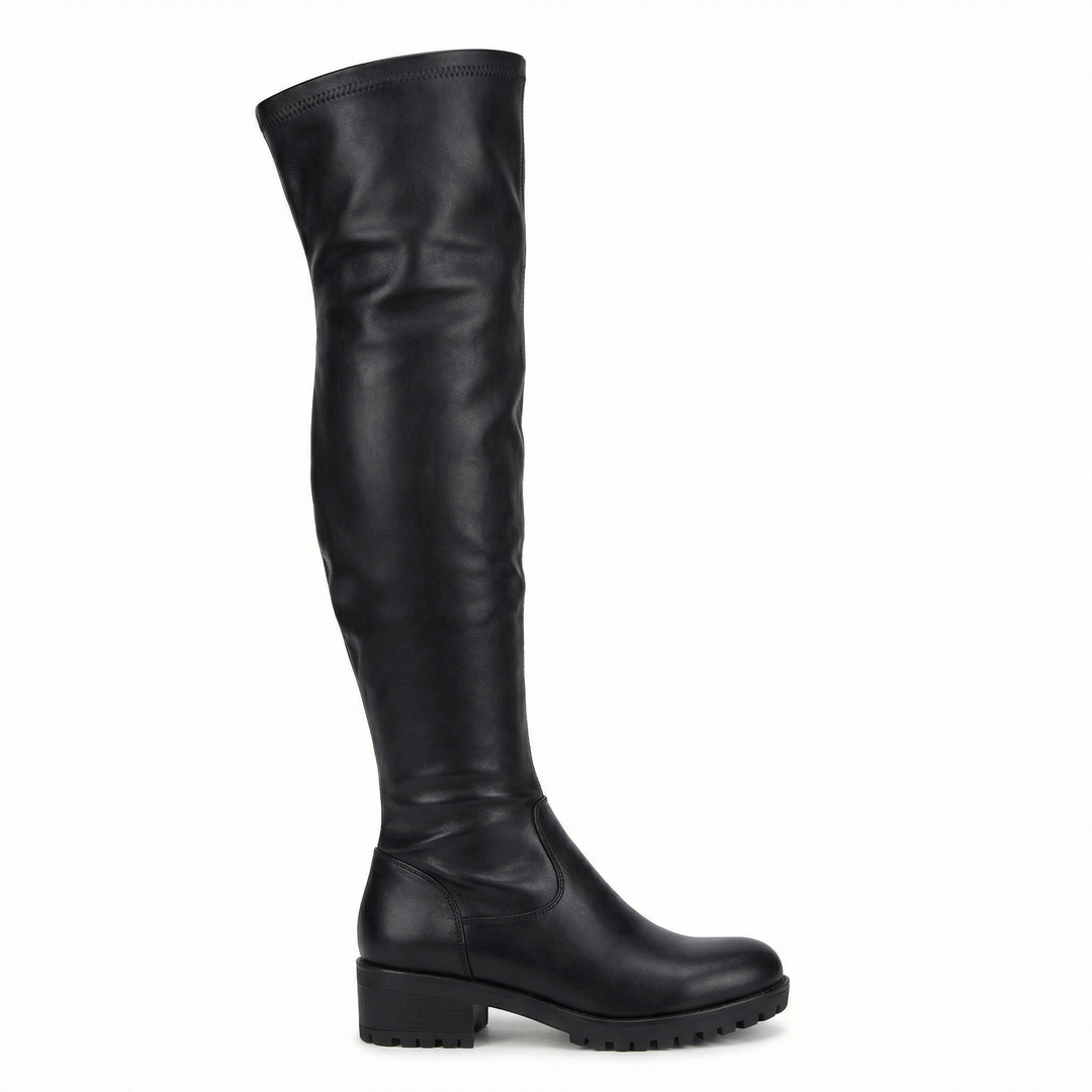 R&B | Flache Overknee-Stiefel aus für den Winter