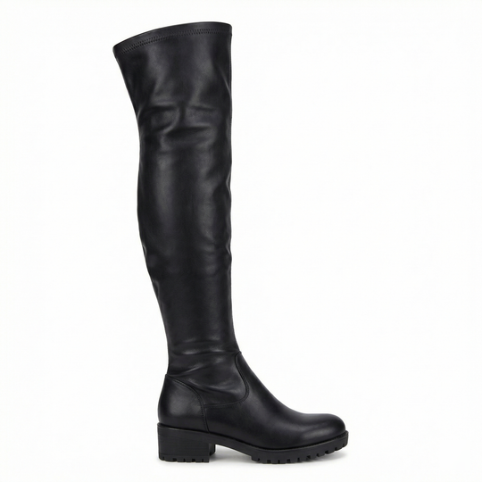 R&B | Flache Overknee-Stiefel aus für den Winter