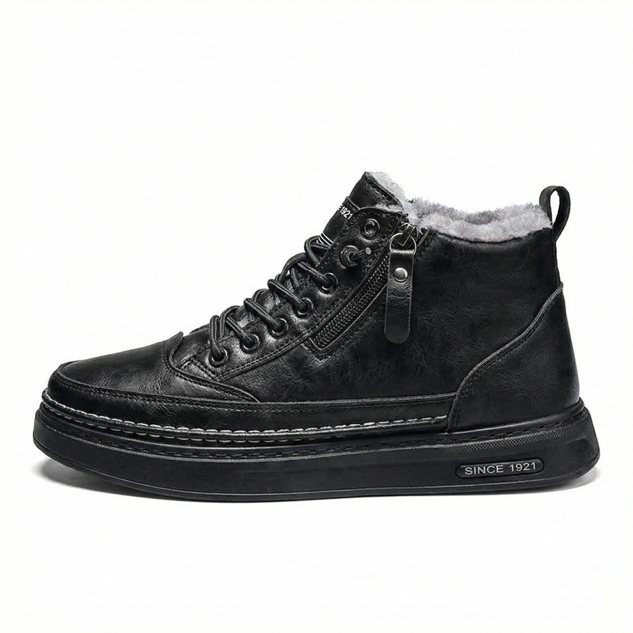 R&B | Herren Schneestiefel mit warmem Baumwollfutter und rutschfester Sohle