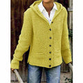 R&B | Langer Kapuzenstrickmantel