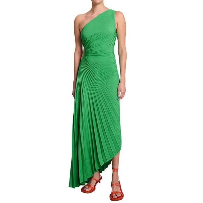 Sabrina | Eine Schulter-Maxikleid