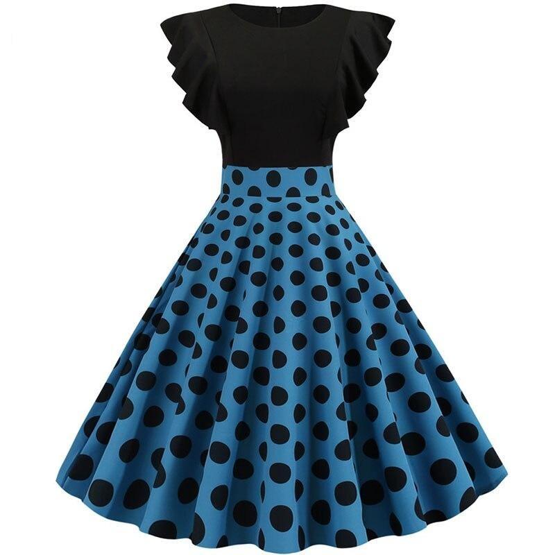 R&B | Rockabilly-Kleid Ohne Ärmel