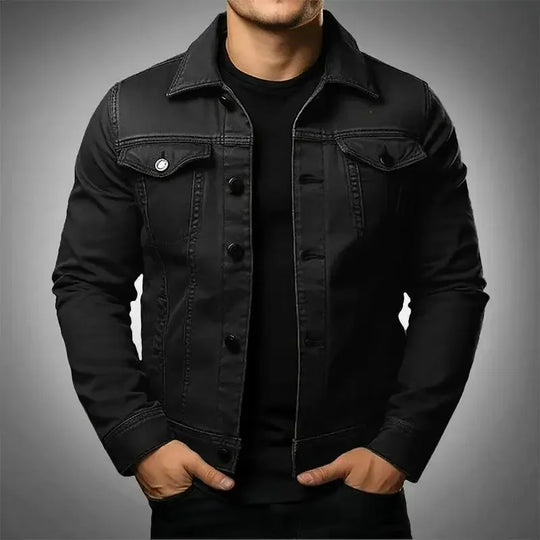 R&B | Robuste & zeitlose Jeansjacke für Männer aus 100% Baumwolle