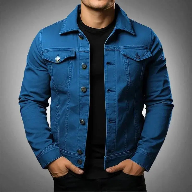 R&B | Robuste & zeitlose Jeansjacke für Männer aus 100% Baumwolle