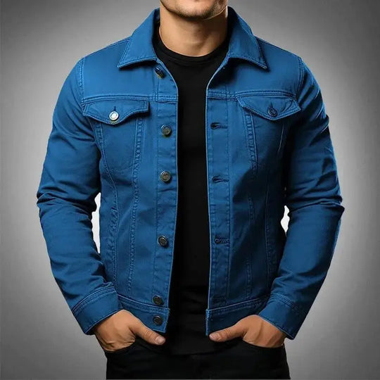 R&B | Robuste & zeitlose Jeansjacke für Männer aus 100% Baumwolle