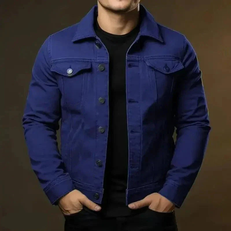 R&B | Robuste & zeitlose Jeansjacke für Männer aus 100% Baumwolle
