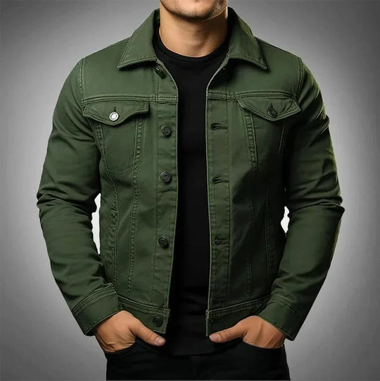 R&B | Robuste & zeitlose Jeansjacke für Männer aus 100% Baumwolle