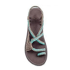 R&B | Seil Knoten Fußflachsandalen