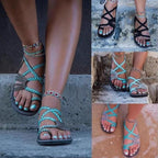 R&B | Seil Knoten Fußflachsandalen