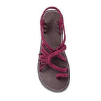 R&B | Seil Knoten Fußflachsandalen