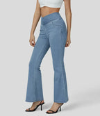 R&B | Hoch Taillierte, Ausgestellte Jeans