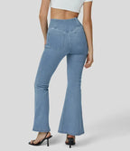R&B | Hoch Taillierte, Ausgestellte Jeans