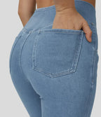R&B | Hoch Taillierte, Ausgestellte Jeans