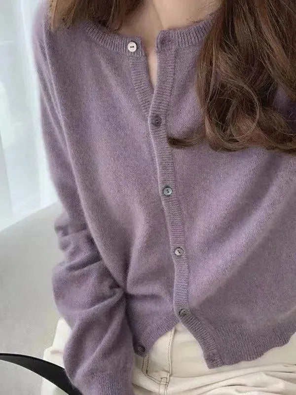 R&B | Geschichteter Damen Strickjacke Pullover
