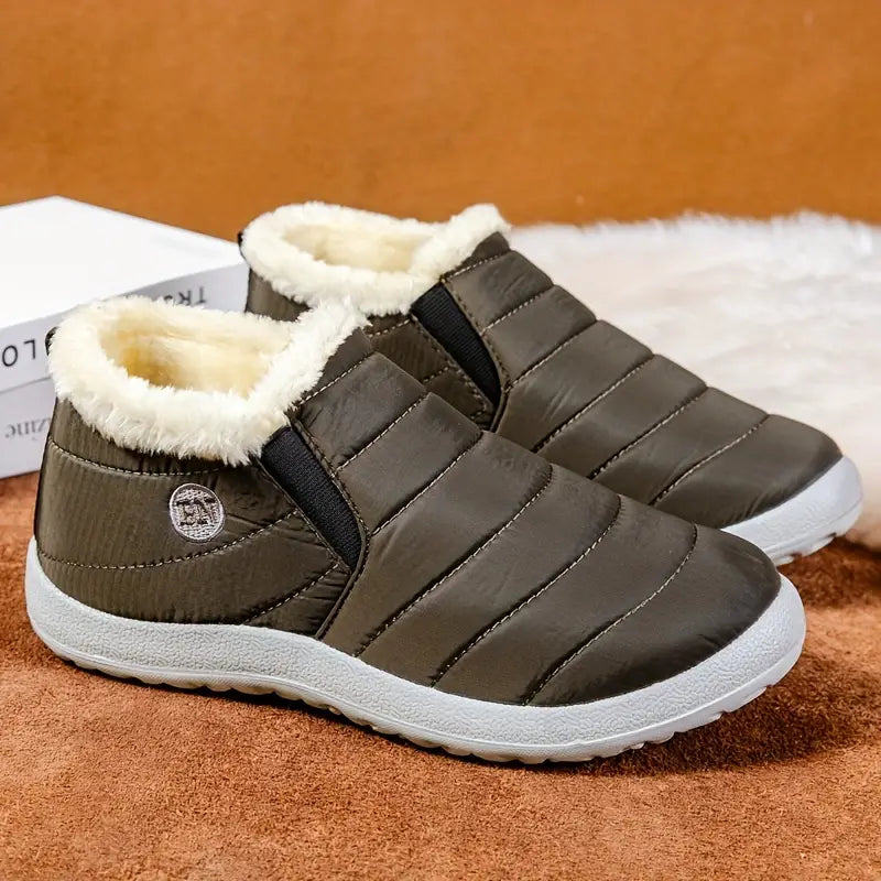 R&B | Damen Winterwarme Pelz Schneestiefel