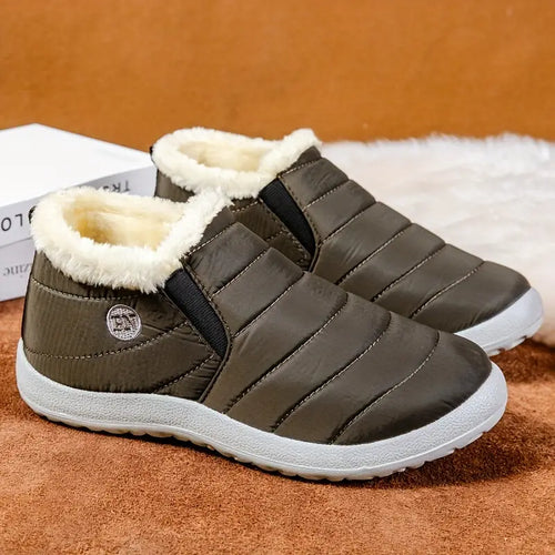 R&B | Damen Winterwarme Pelz Schneestiefel