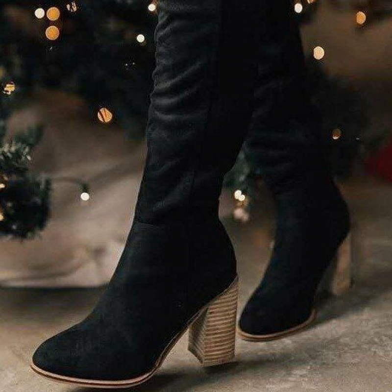 R&B - Hochwertige Stiefel aus weichem mit Absatz