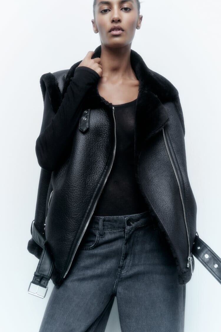 R&B | Leder Bodywarmer Warm & Trendy