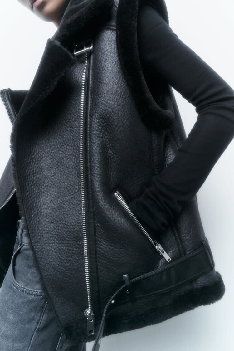 R&B | Leder Bodywarmer Warm & Trendy