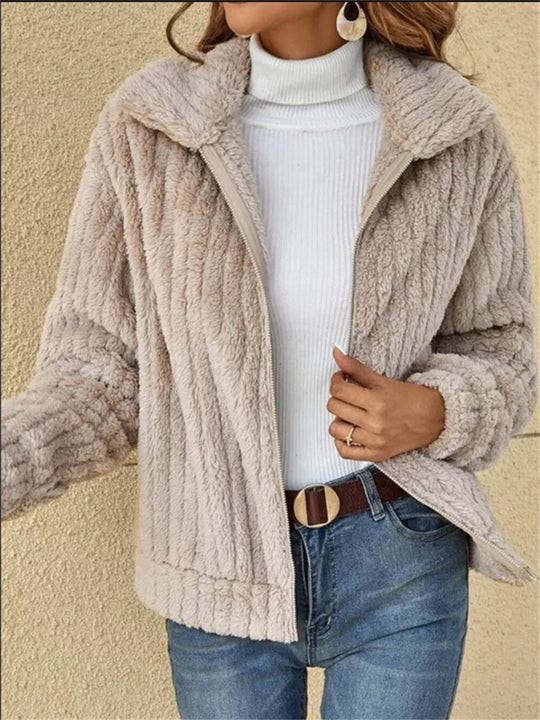 R&B | Modischer Fleece-Mantel