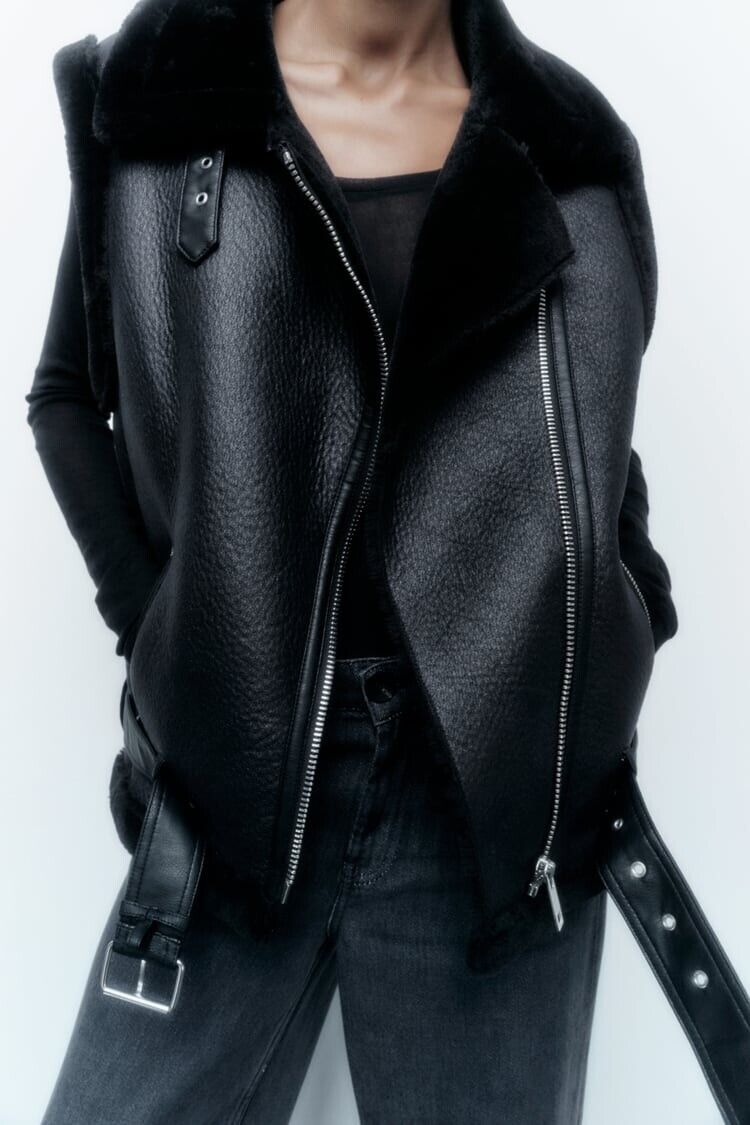 R&B | Leder Bodywarmer Warm & Trendy