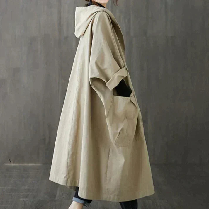 R&B | Klassischer Trenchcoat mit Gürtel für Damen