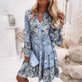 Bries | Bohemian-Midikleid mit Blumendruck