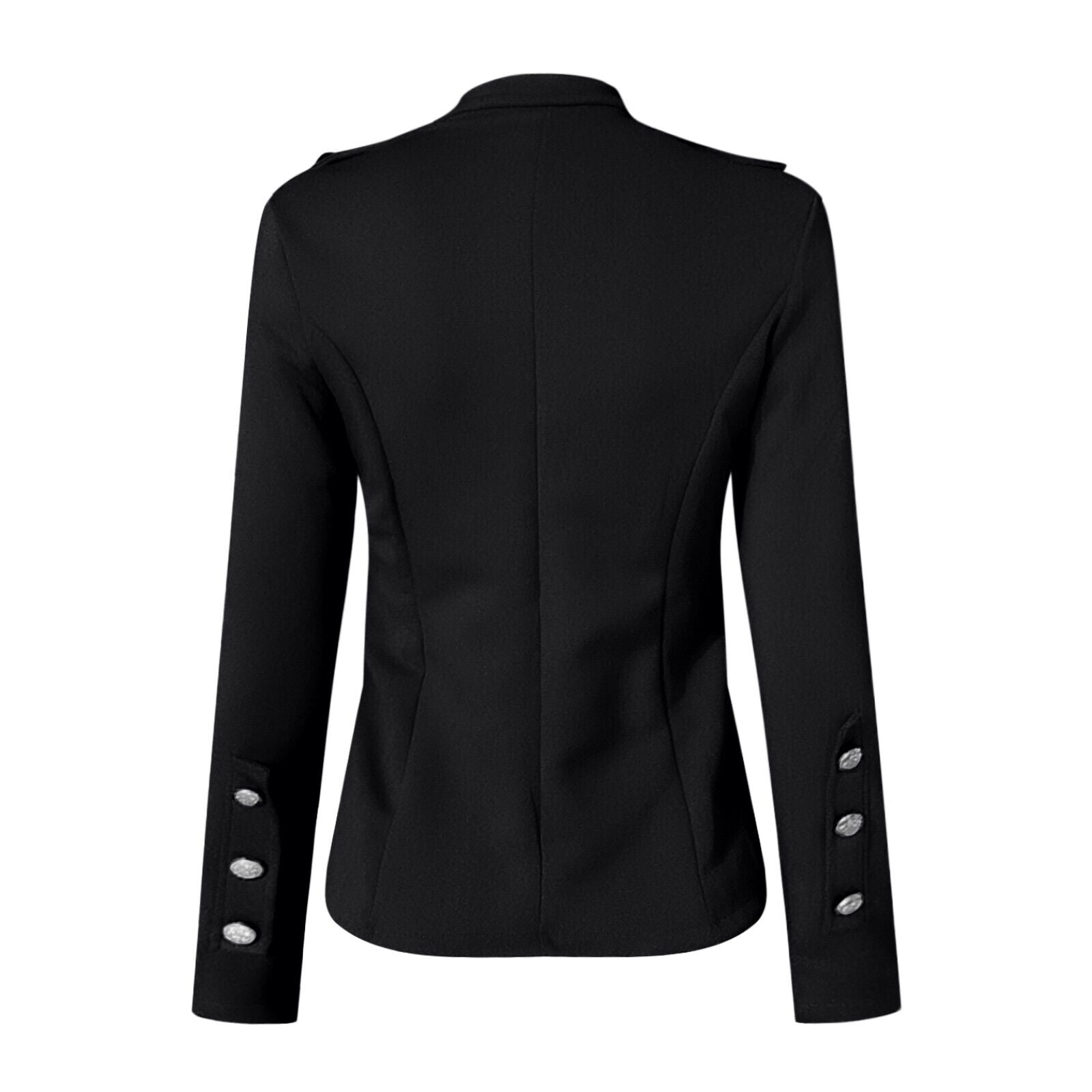 R&B | Damen Knopf-Front Militärstil Jacke